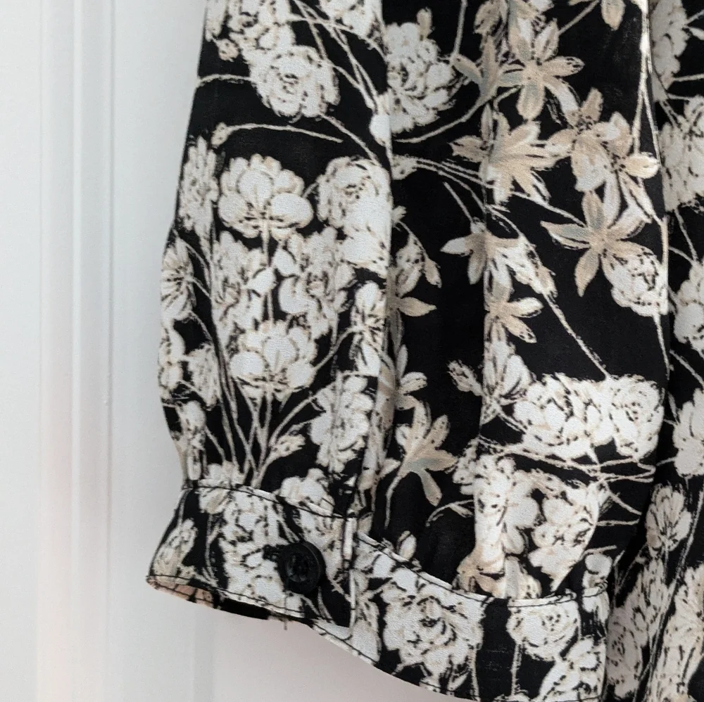Karl Lagerfeld Beautiful Blouse Mixed Print S - Picture 5 of 12